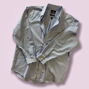 Stafford wrinkle free mens casual button down shirt shine 16